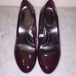 Merona plum colored heels
